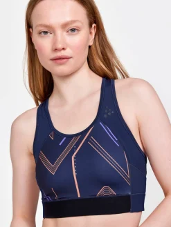 Craft Sportswear Linnen|Träning^PRO HiT Blocked Sport Top W Blaze-Cliff