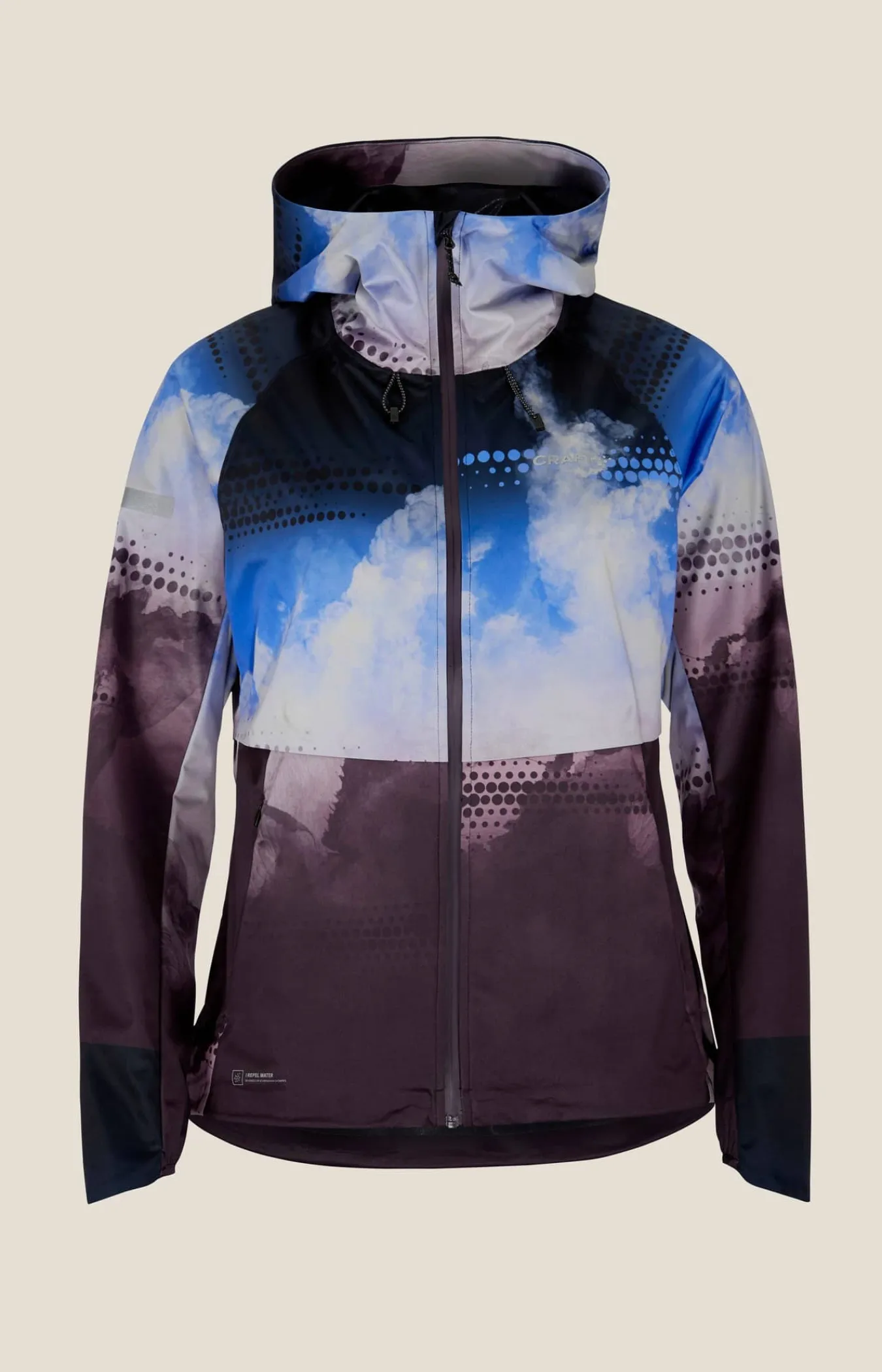 Craft Sportswear Jackor & Västar^PRO Hydro Jacket 3 W Dk Plum/Multi
