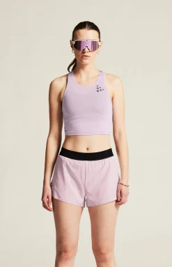 Craft Sportswear Linnen^PRO Hypervent Cropped Top 2 W Aster