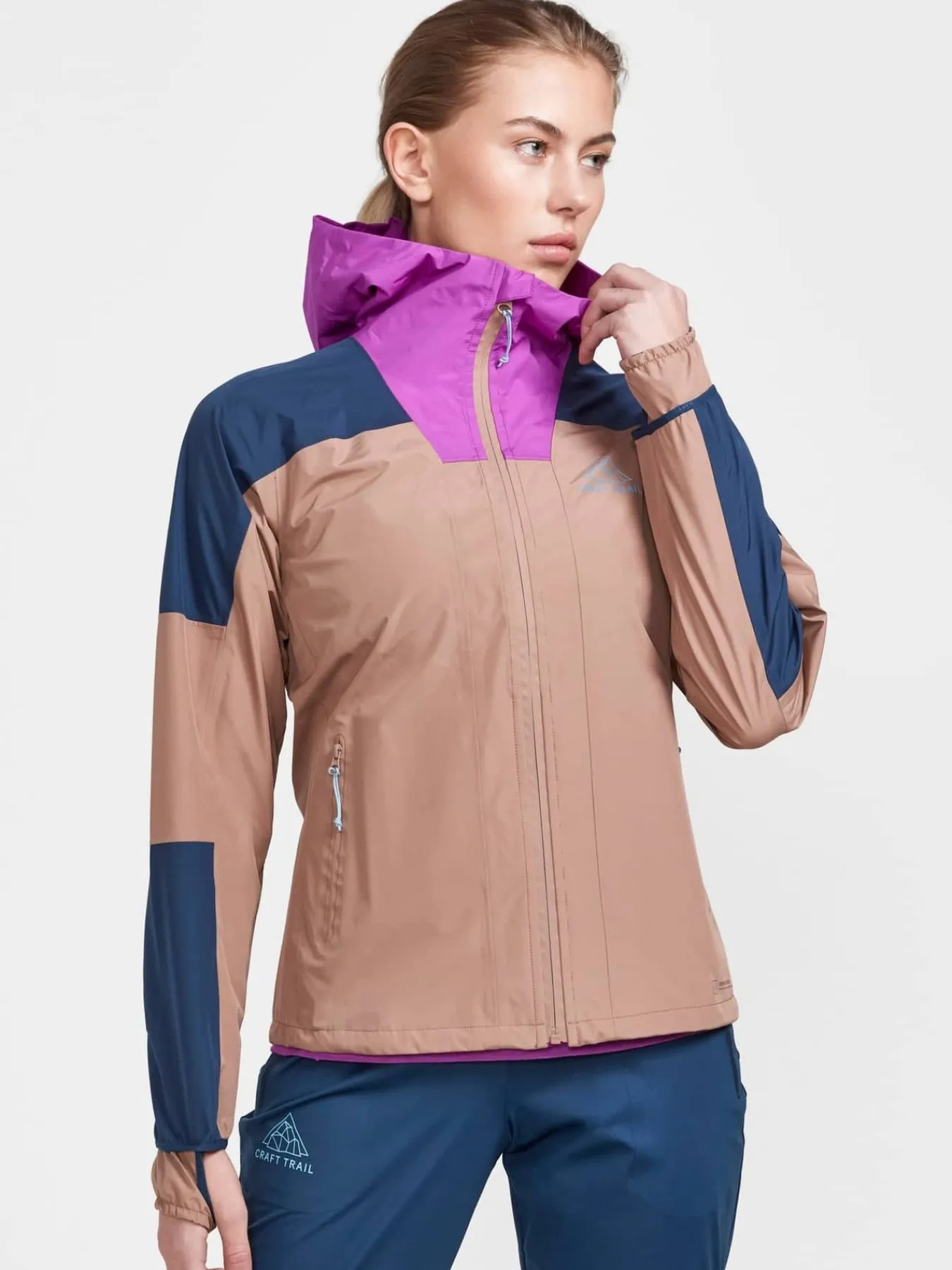 Craft Sportswear Jackor & Västar^PRO Trail Hydro Jacket W Tide-Sepia
