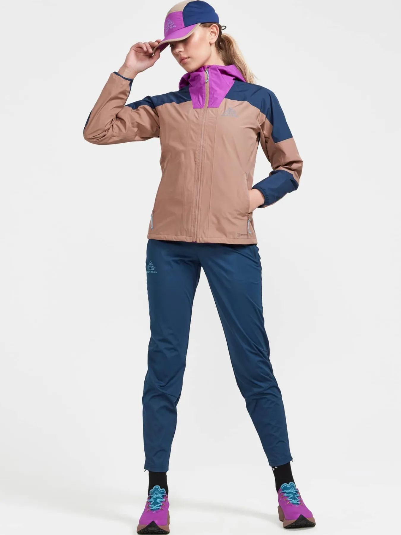 Craft Sportswear Jackor & Västar^PRO Trail Hydro Jacket W Tide-Sepia