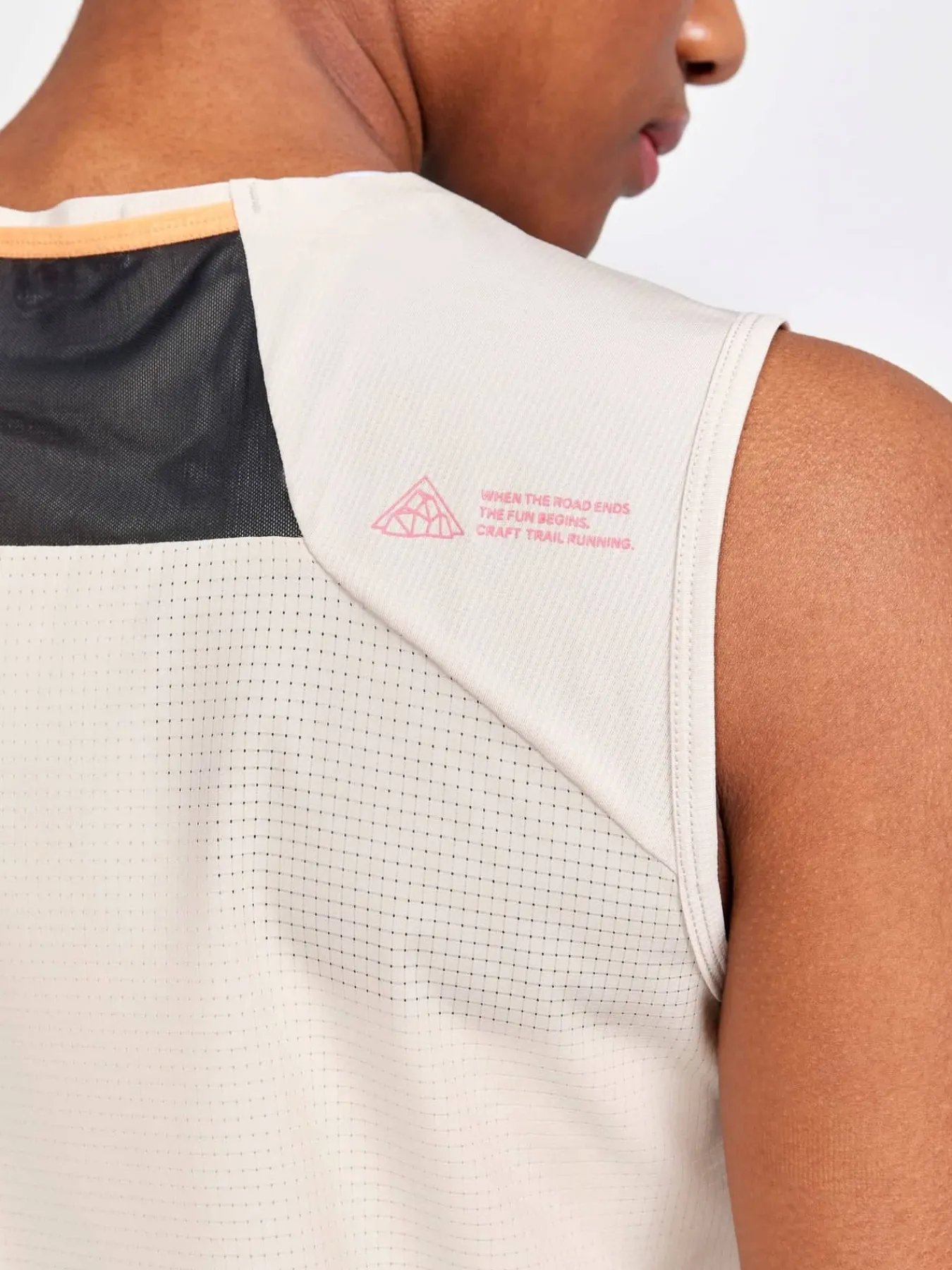 Craft Sportswear Linnen^PRO Trail Singlet W Ecru