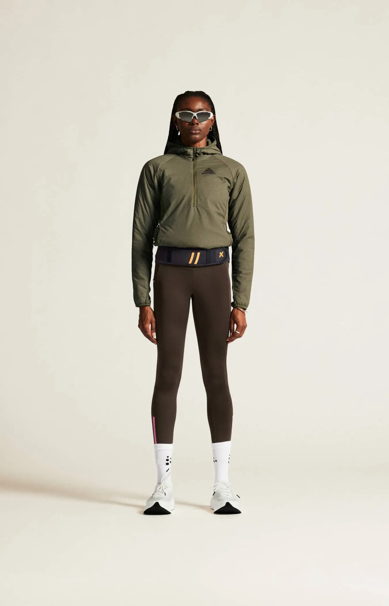 Craft Sportswear Tights^PRO Trail Tights 2 W Bark/Rouge