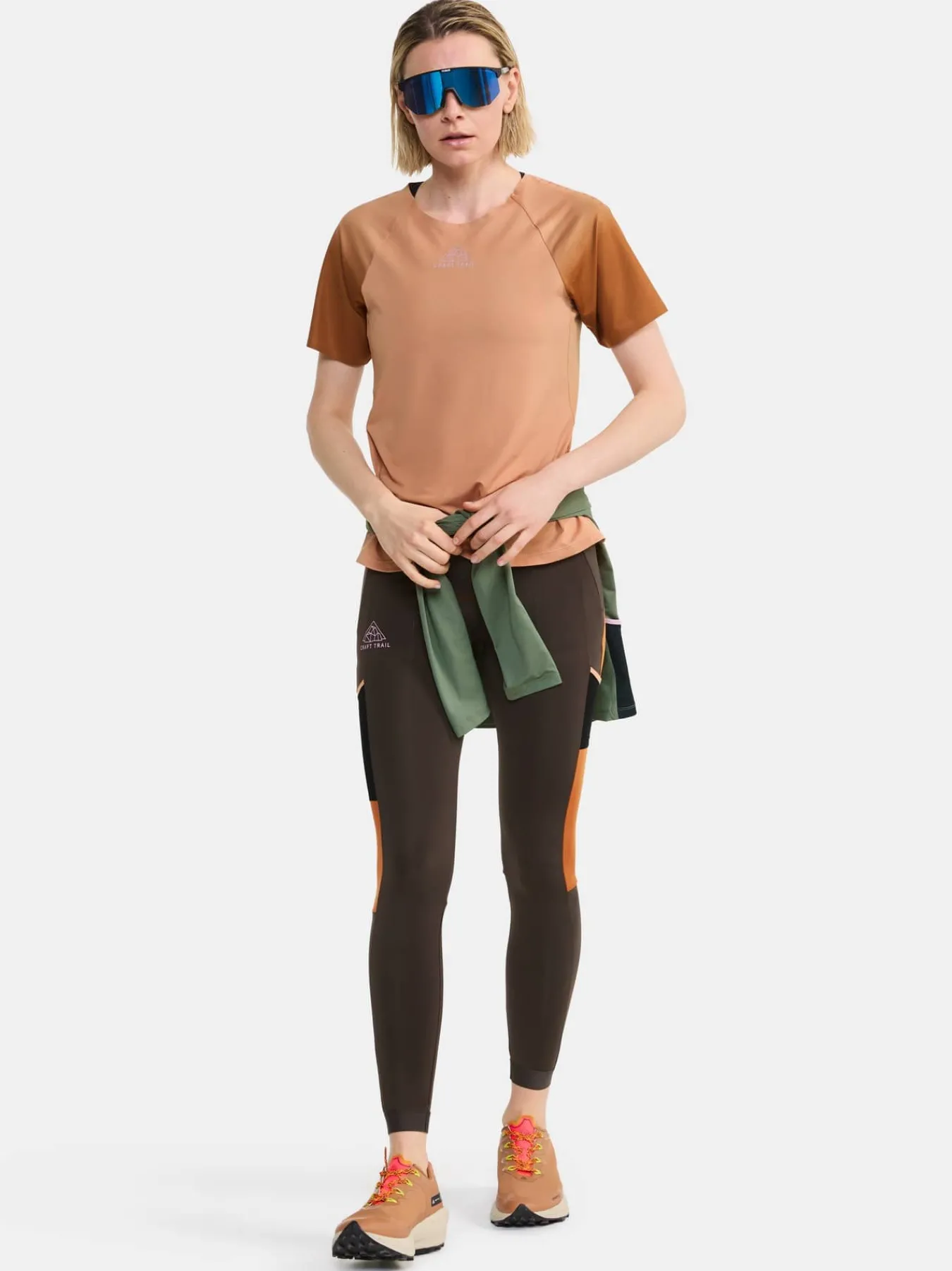 Craft Sportswear Tights^PRO Trail Tights W Slate-Mud