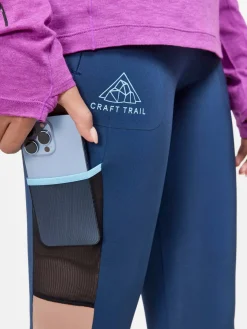 Craft Sportswear Tights^PRO Trail Tights W Tide-Sepia