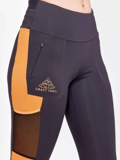Craft Sportswear Tights^PRO Trail Tights W Slate-Desert