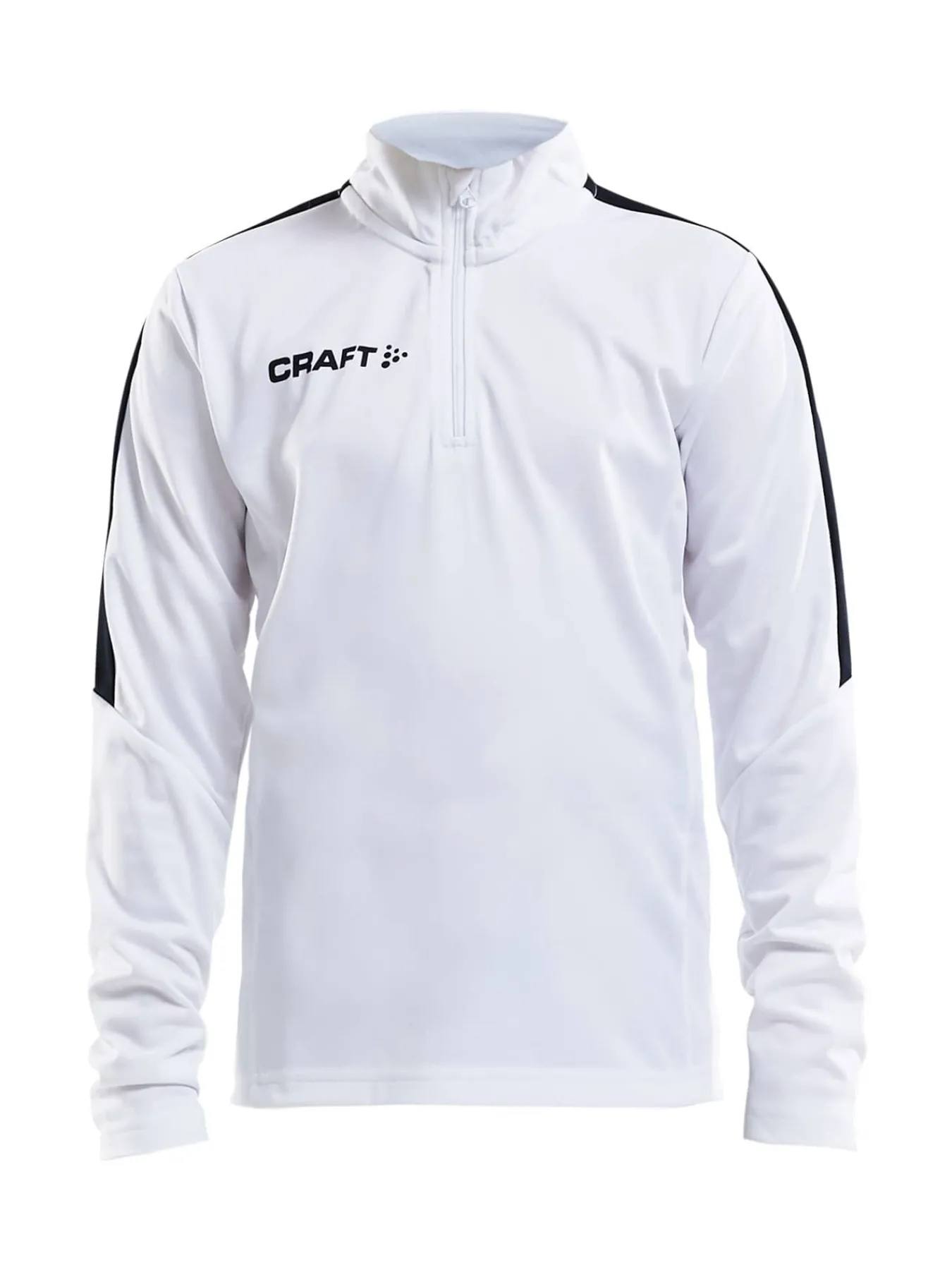 Craft Sportswear T-Shirt^Progress Halfzip Ls Tee Jr White