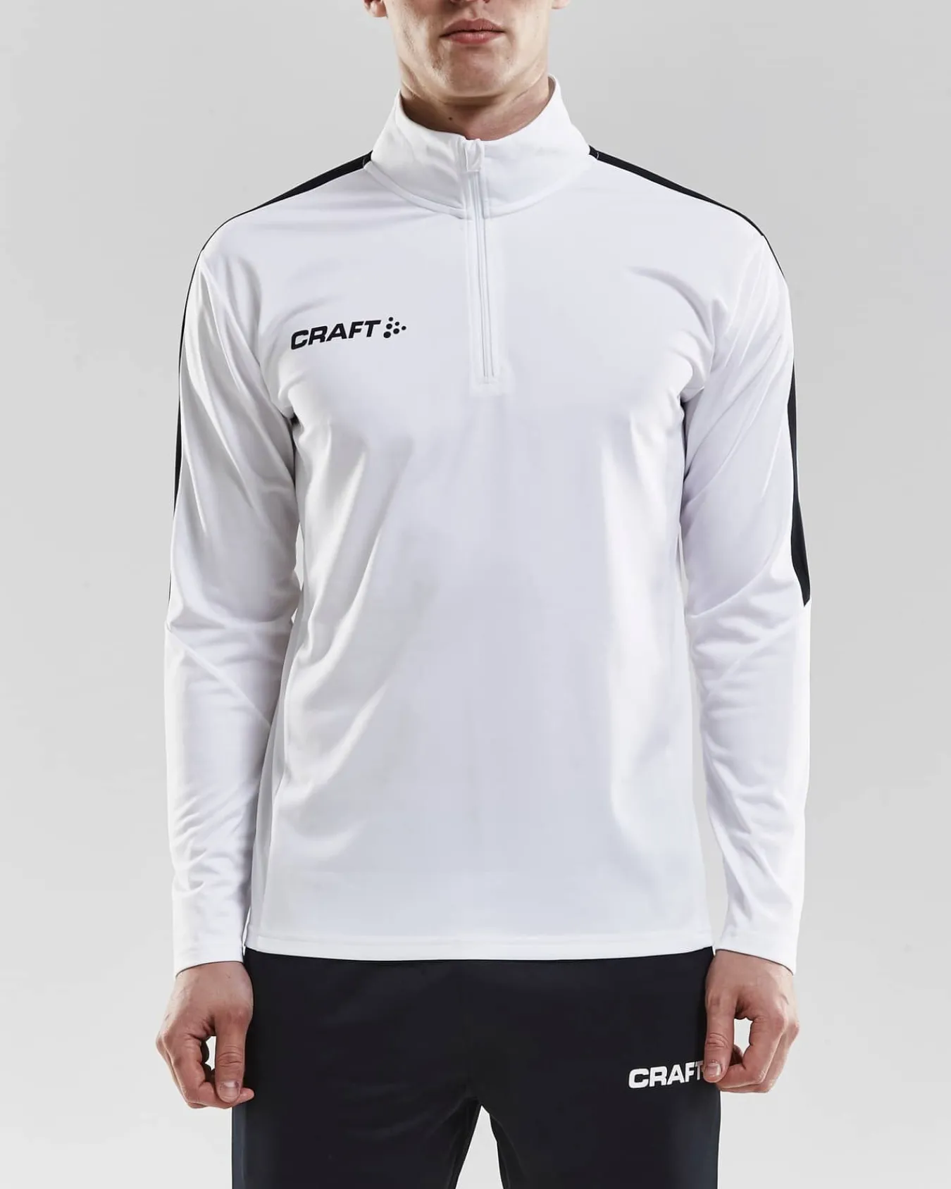Craft Sportswear T-Shirts & Tröjor|Teamwear^Progress Halfzip Ls Tee M White