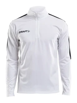Craft Sportswear T-Shirts & Tröjor|Teamwear^Progress Halfzip Ls Tee M White