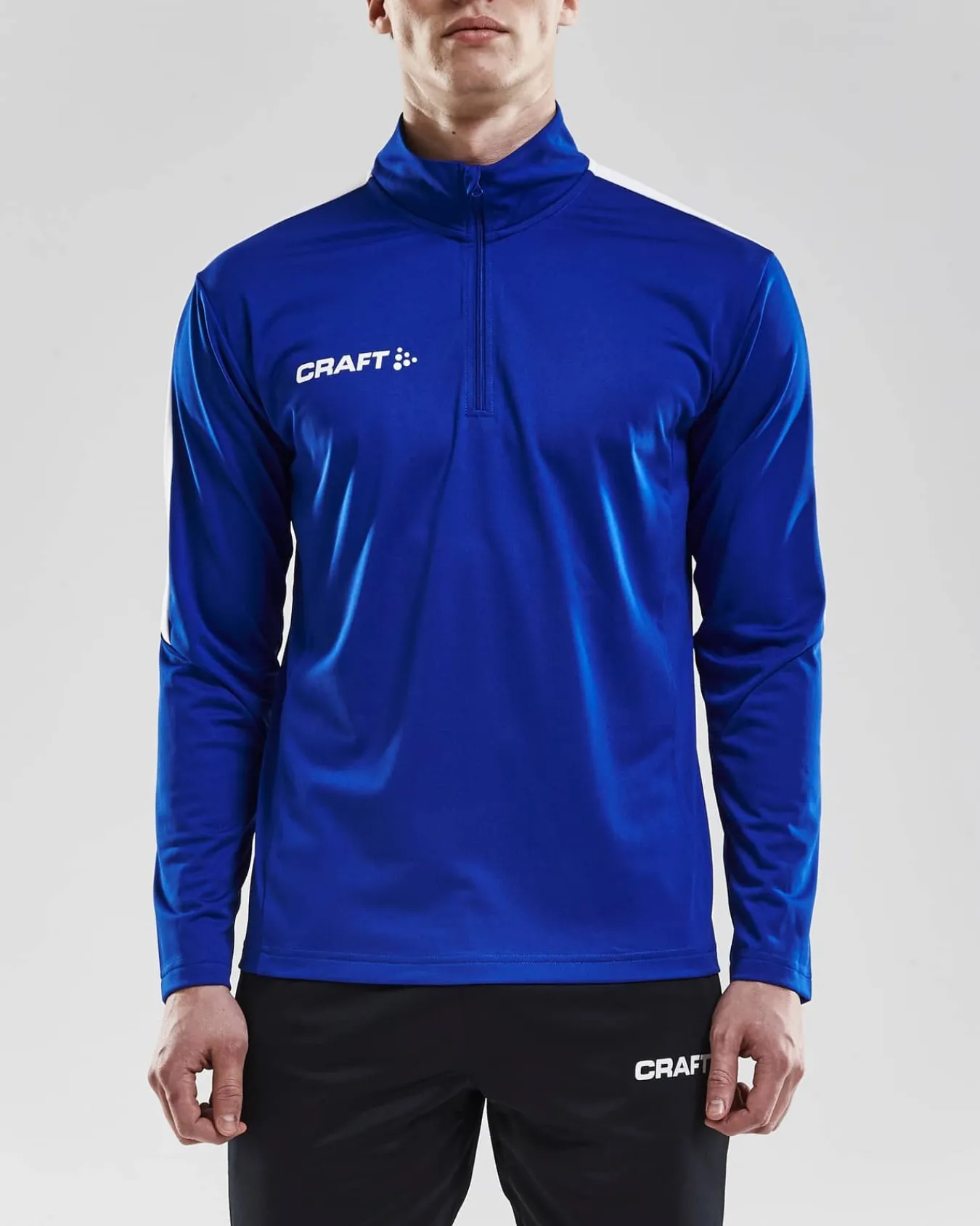 Craft Sportswear T-Shirts & Tröjor|Teamwear^Progress Halfzip Ls Tee M Club Cobolt