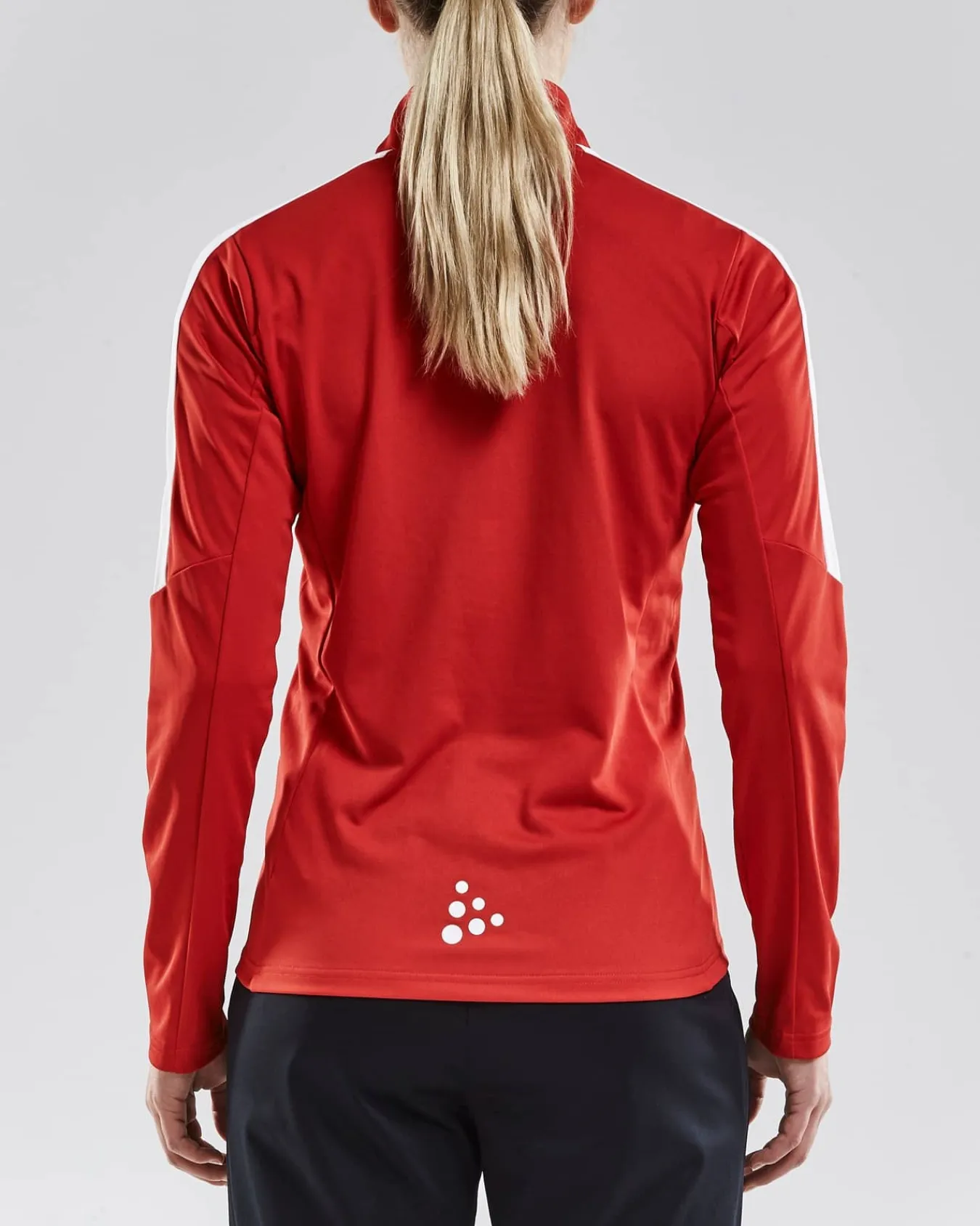 Craft Sportswear Teamwear^Progress Halfzip Ls Tee W Bright Red