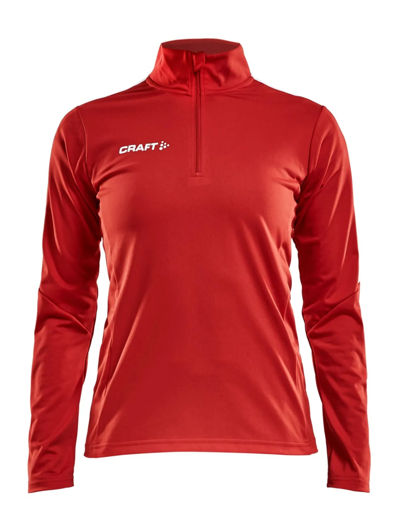 Craft Sportswear Teamwear^Progress Halfzip Ls Tee W Bright Red