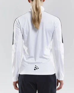 Craft Sportswear Teamwear^Progress Halfzip Ls Tee W White