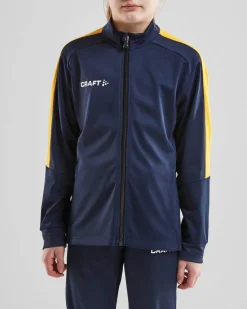 Craft Sportswear Jackor^Progress Jacket Jr Navy/Sweden Yellow