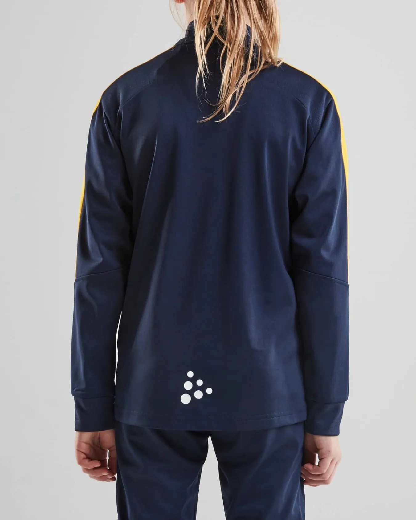 Craft Sportswear Jackor^Progress Jacket Jr Navy/Sweden Yellow