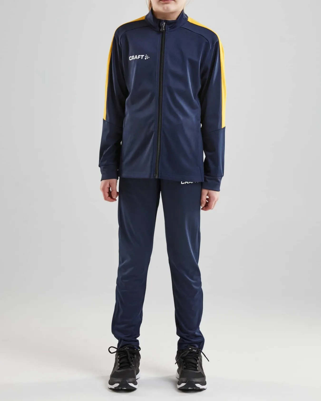 Craft Sportswear Jackor^Progress Jacket Jr Navy/Sweden Yellow