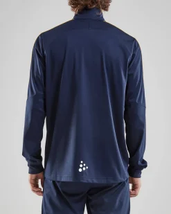 Craft Sportswear Teamwear^Progress Jacket M Navy/Sweden Yellow