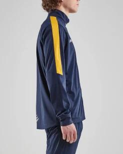 Craft Sportswear Teamwear^Progress Jacket M Navy/Sweden Yellow