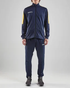 Craft Sportswear Teamwear^Progress Jacket M Navy/Sweden Yellow