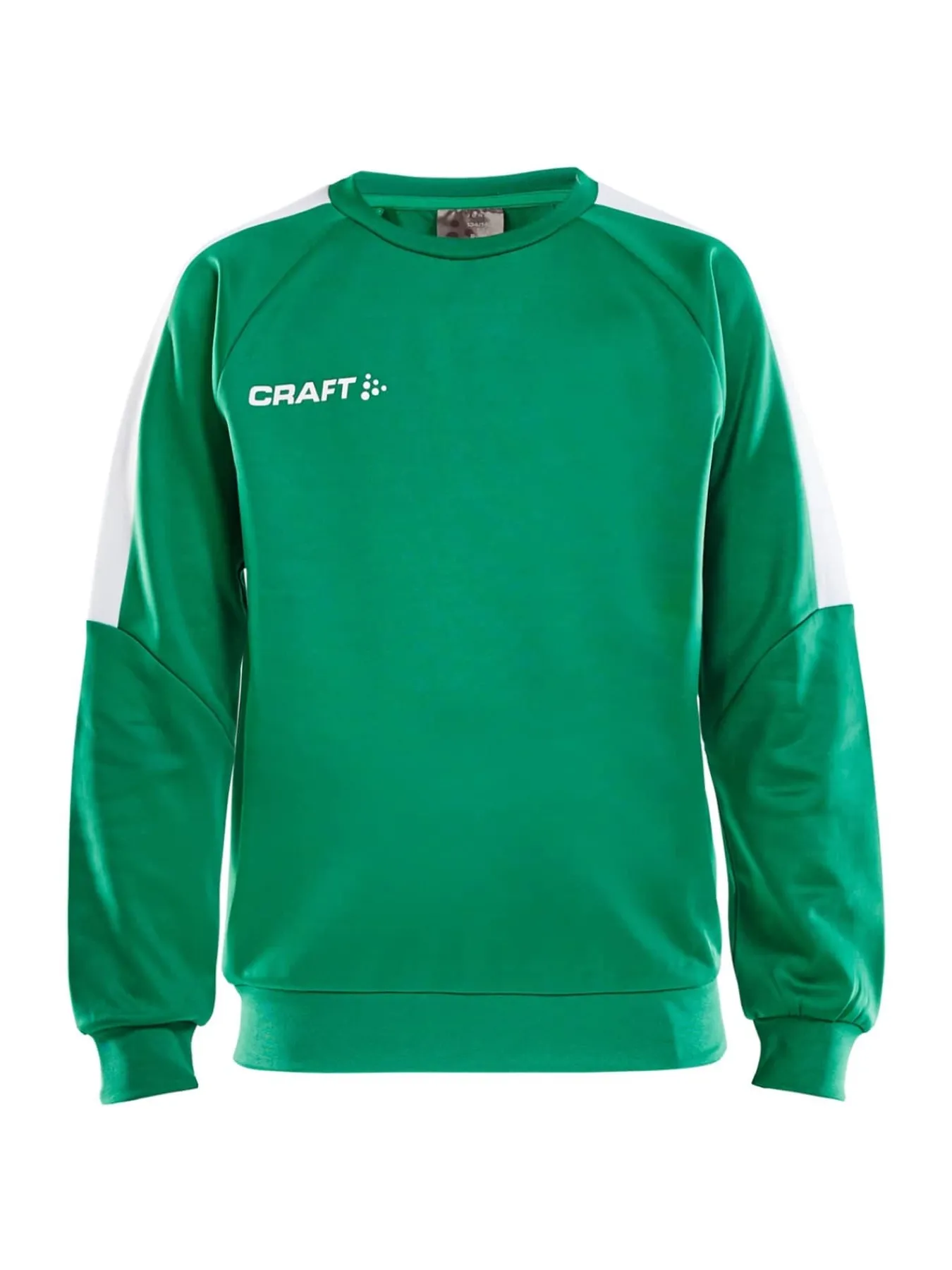 Craft Sportswear Sweatshirts & Hoodies^Progress R-Neck Sweater Jr Team Green/White