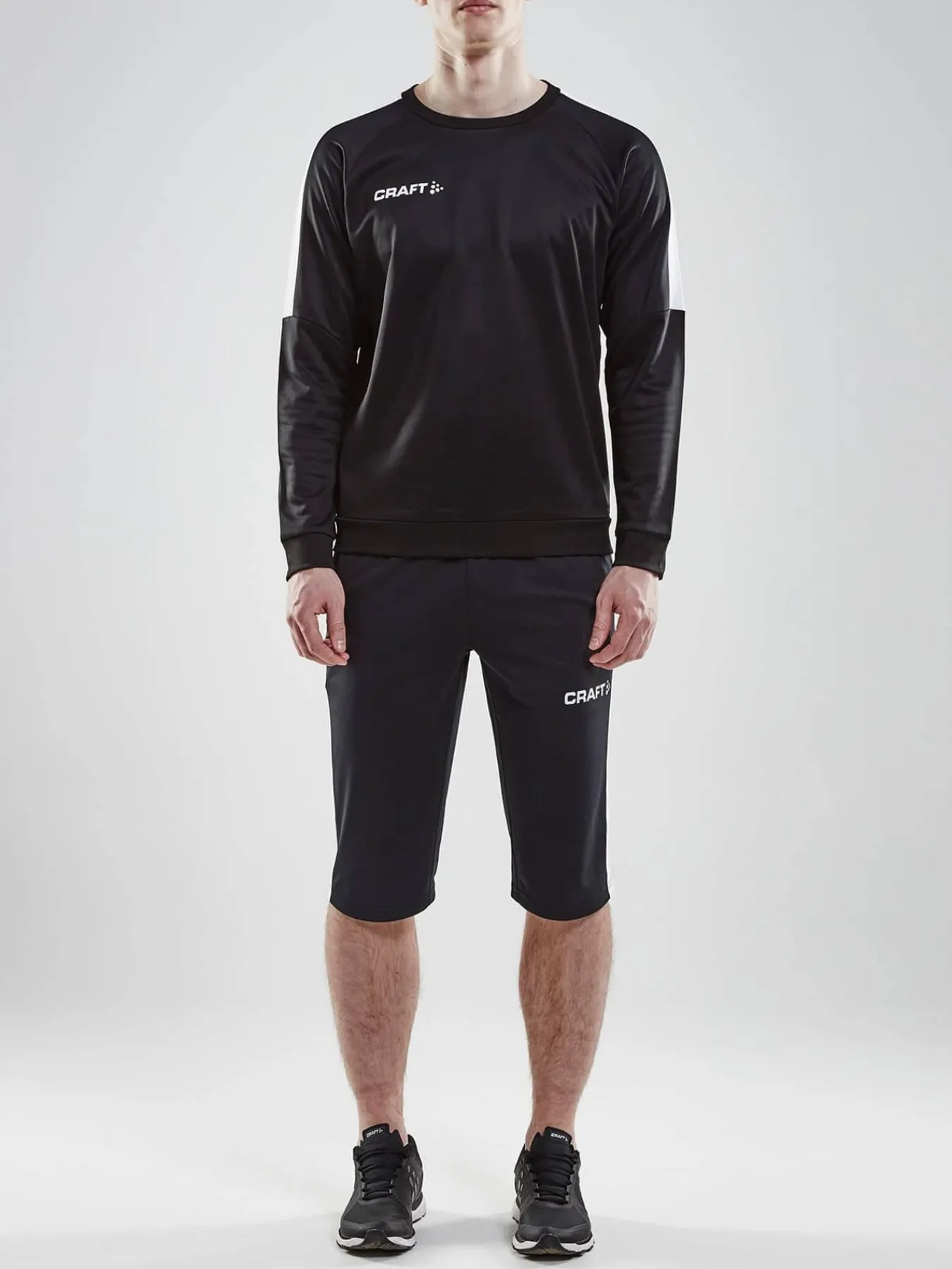 Craft Sportswear Hoodies & Sweatshirts|Teamwear^Progress R-Neck Sweater M Black/White