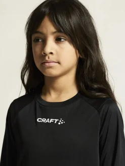 Craft Sportswear T-Shirt^Rush 2.0 Ls Tee Jr Black