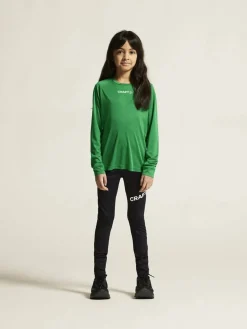 Craft Sportswear T-Shirt^Rush 2.0 Ls Tee Jr Team Green