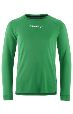 Craft Sportswear T-Shirt^Rush 2.0 Ls Tee Jr Team Green