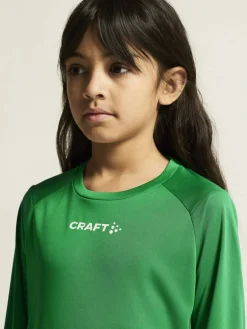 Craft Sportswear T-Shirt^Rush 2.0 Ls Tee Jr Team Green