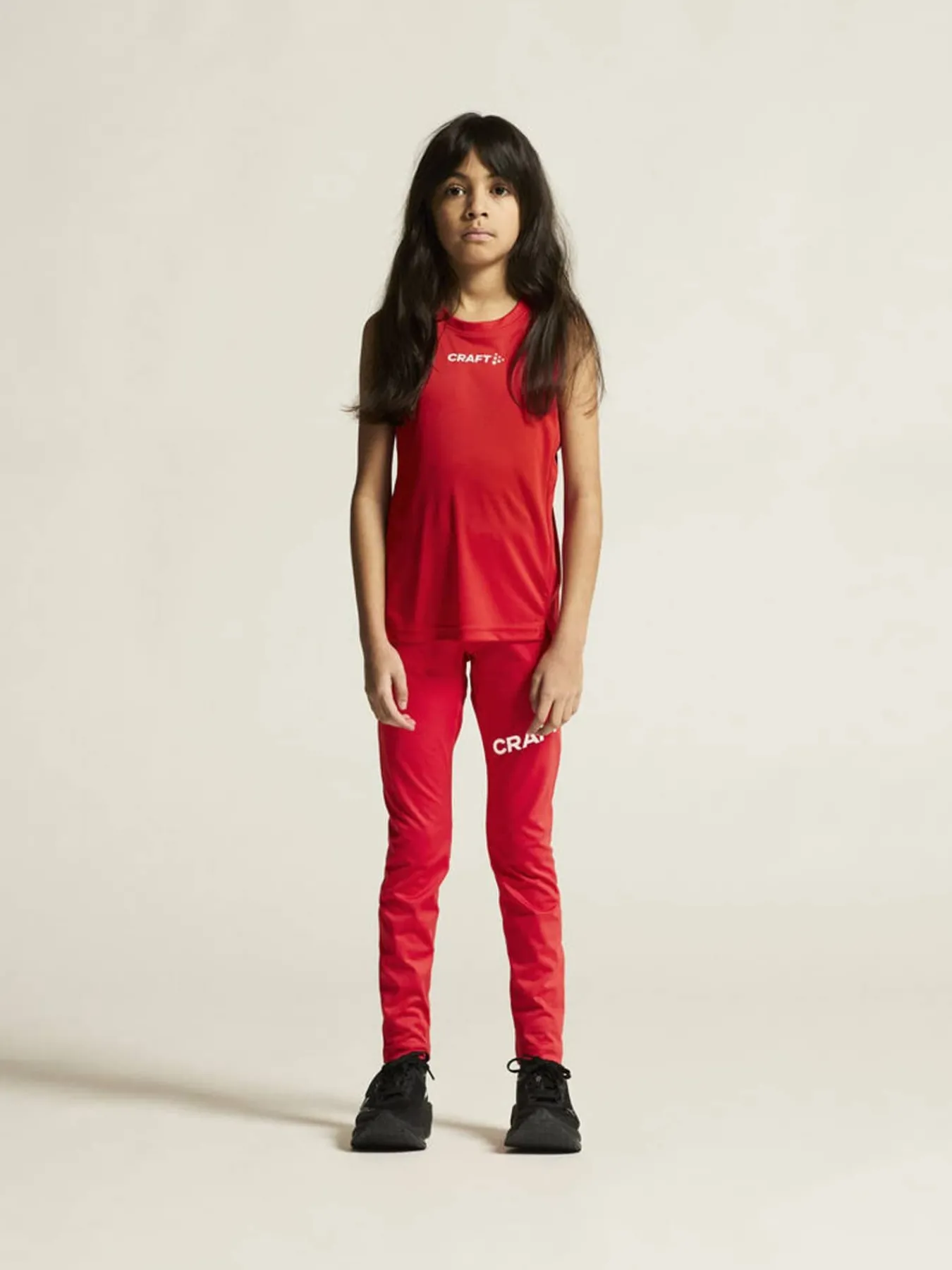 Craft Sportswear T-Shirt^Rush 2.0 Singlet Jr Bright Red