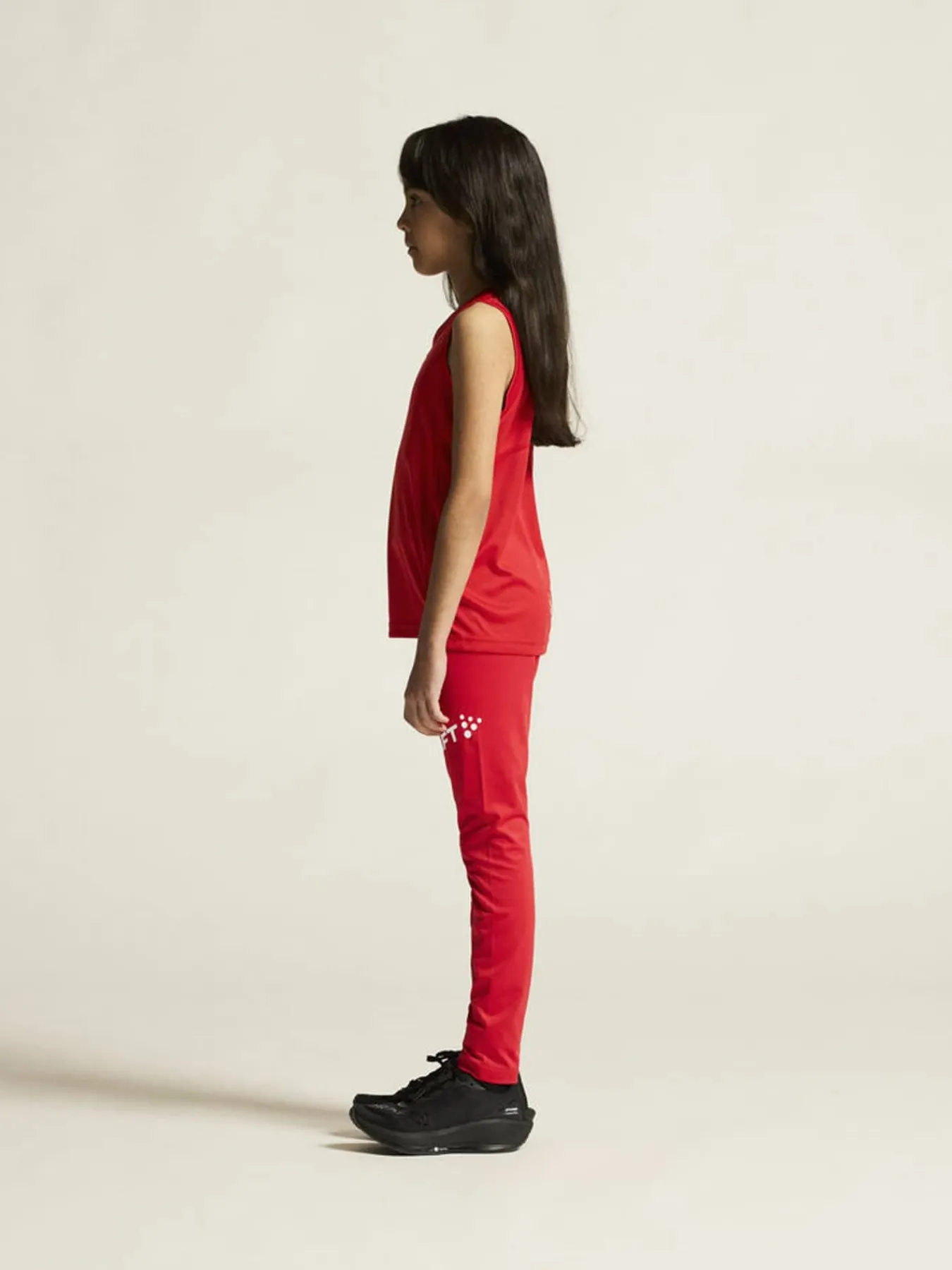 Craft Sportswear T-Shirt^Rush 2.0 Singlet Jr Bright Red
