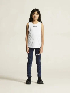 Craft Sportswear T-Shirt^Rush 2.0 Singlet Jr White