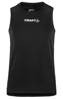 Craft Sportswear T-Shirt^Rush 2.0 Singlet Jr Black