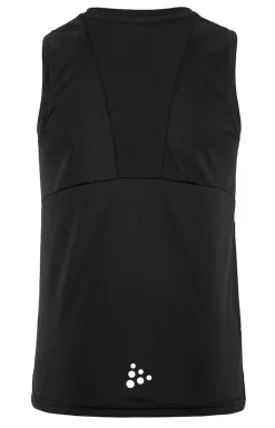Craft Sportswear T-Shirt^Rush 2.0 Singlet Jr Black