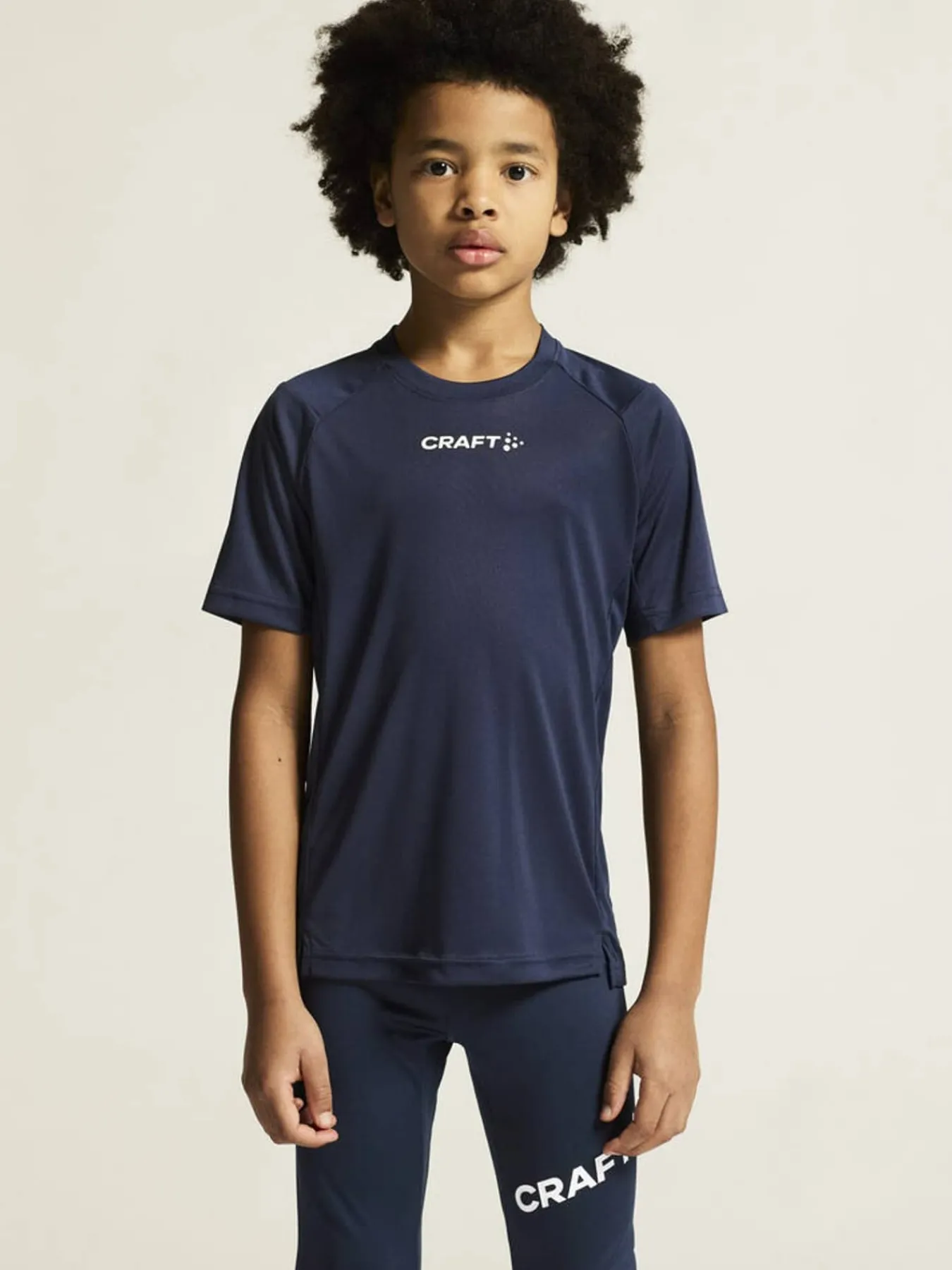 Craft Sportswear T-Shirt^Rush 2.0 Ss Tee Jr Navy