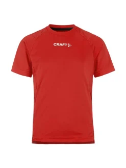 Craft Sportswear T-Shirt^Rush 2.0 Ss Tee Jr Bright Red