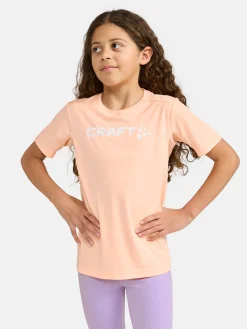 Craft Sportswear T-Shirt^Rush SS Tee Jr Cosmo-Logo