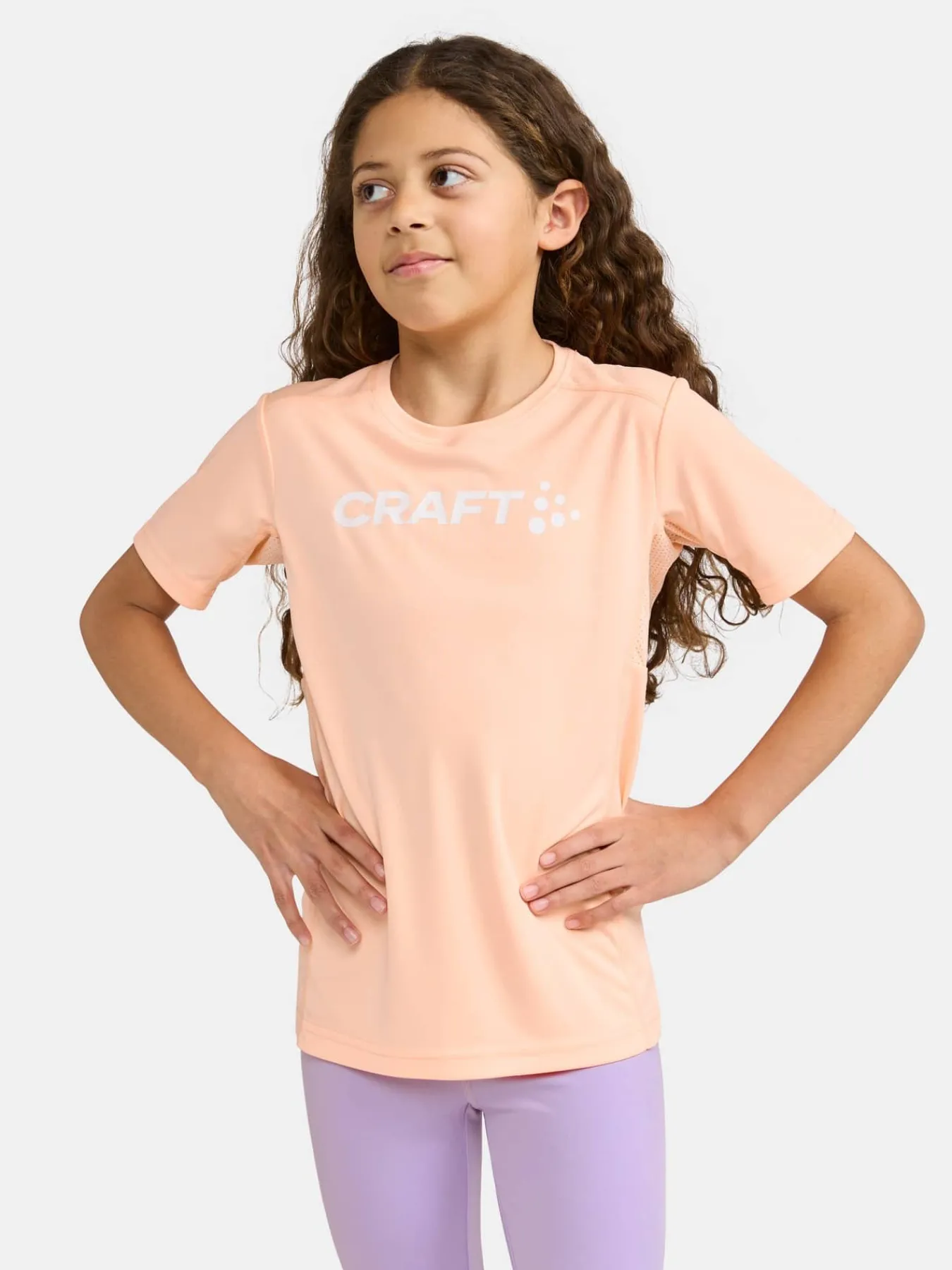 Craft Sportswear T-Shirt^Rush SS Tee Jr Cosmo-Logo
