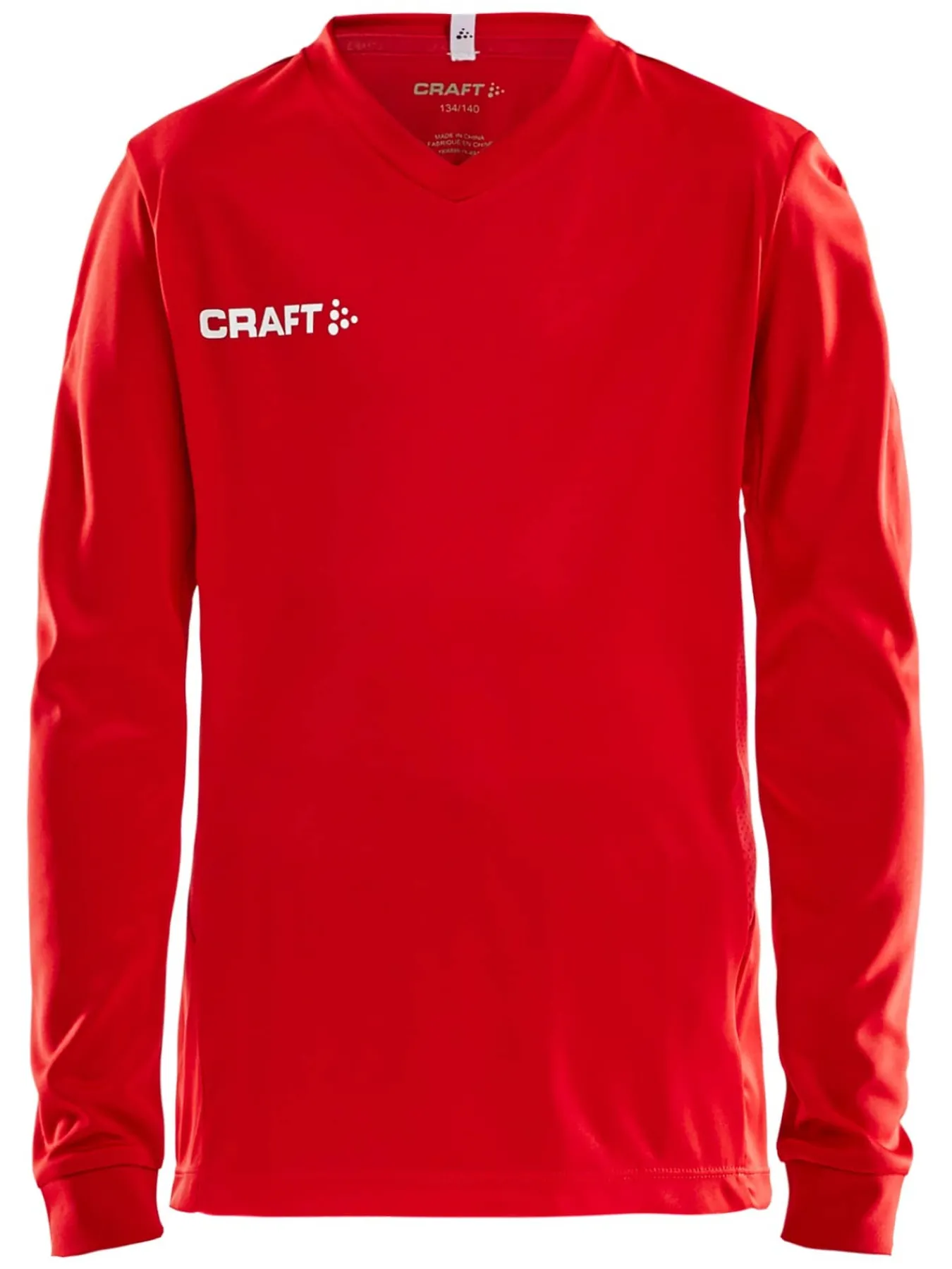 Craft Sportswear T-Shirt^Squad Go Jersey Solid Ls Jr Bright Red