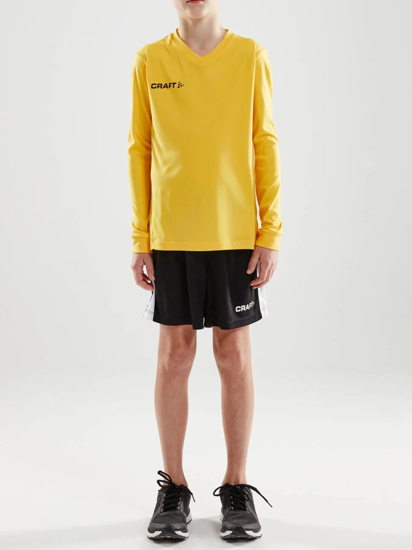 Craft Sportswear T-Shirt^Squad Go Jersey Solid Ls Jr Sweden Yellow