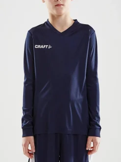 Craft Sportswear T-Shirt^Squad Go Jersey Solid Ls Jr Navy