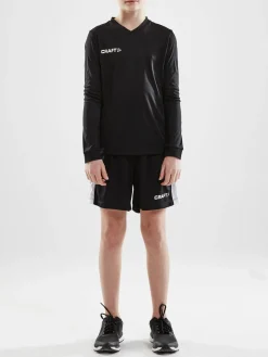 Craft Sportswear T-Shirt^Squad Go Jersey Solid Ls Jr Black