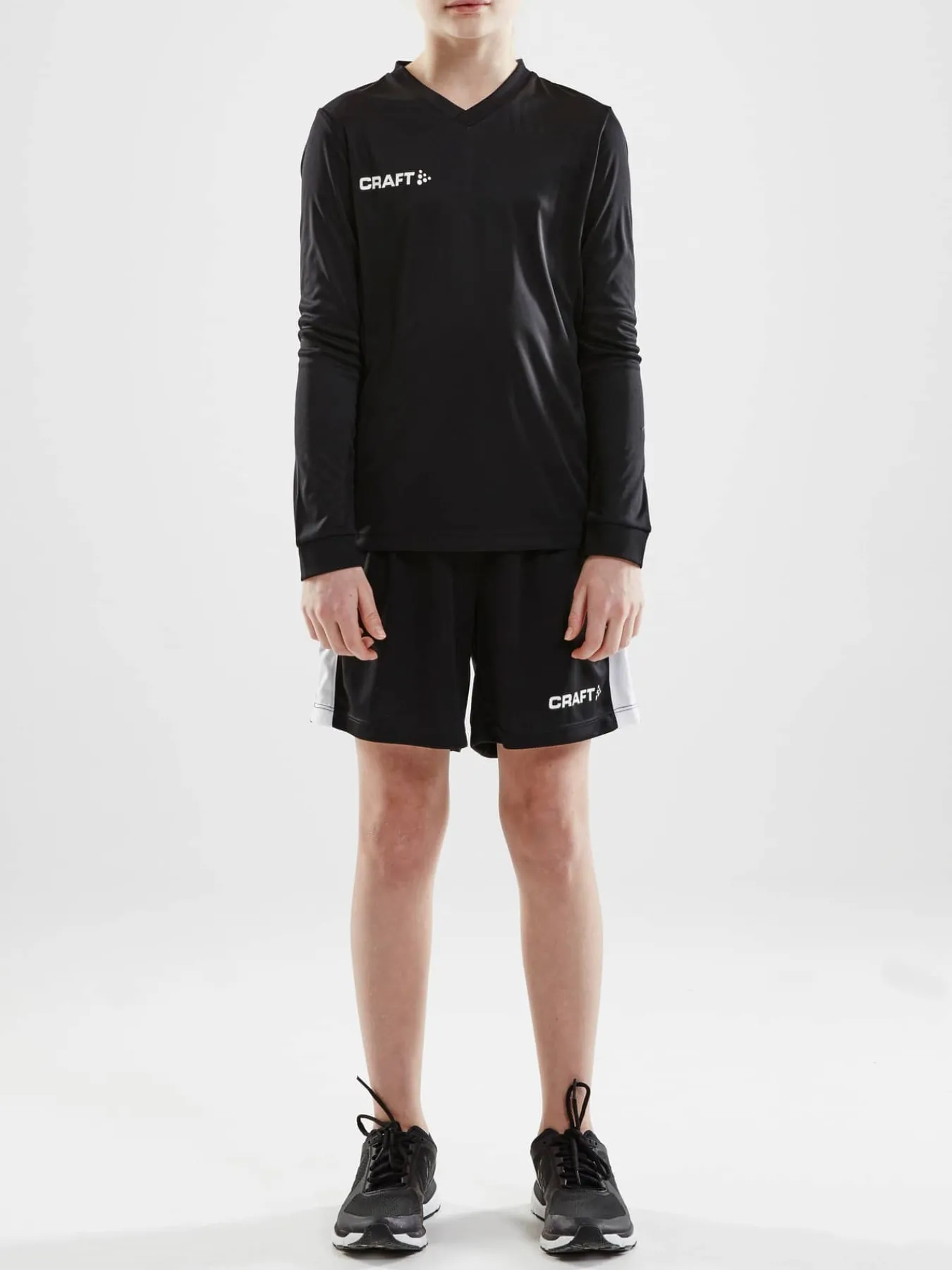 Craft Sportswear T-Shirt^Squad Go Jersey Solid Ls Jr Black