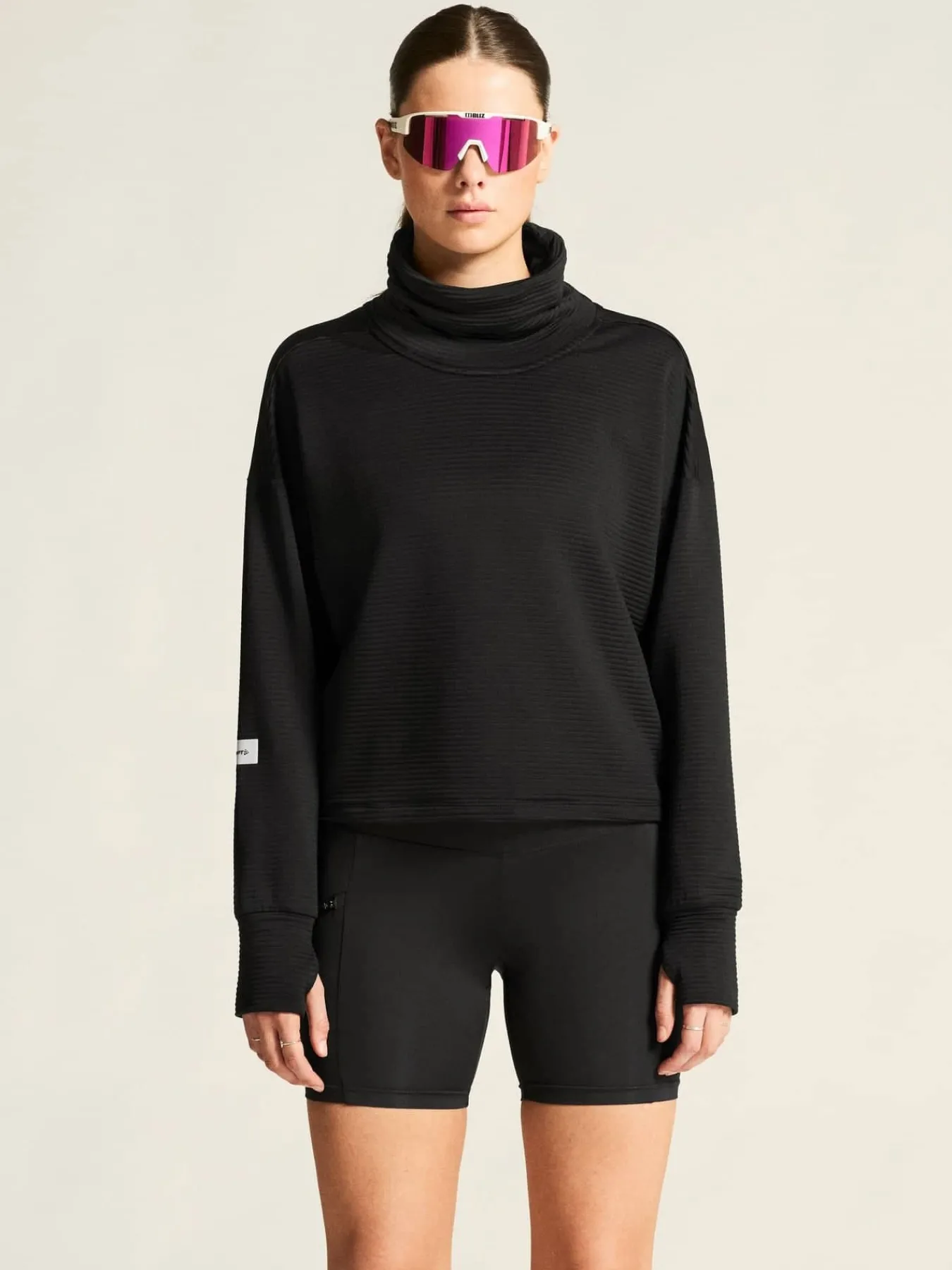 Craft Sportswear Hoodies & Sweatshirts^SubZ Funnelneck Jersey W Black