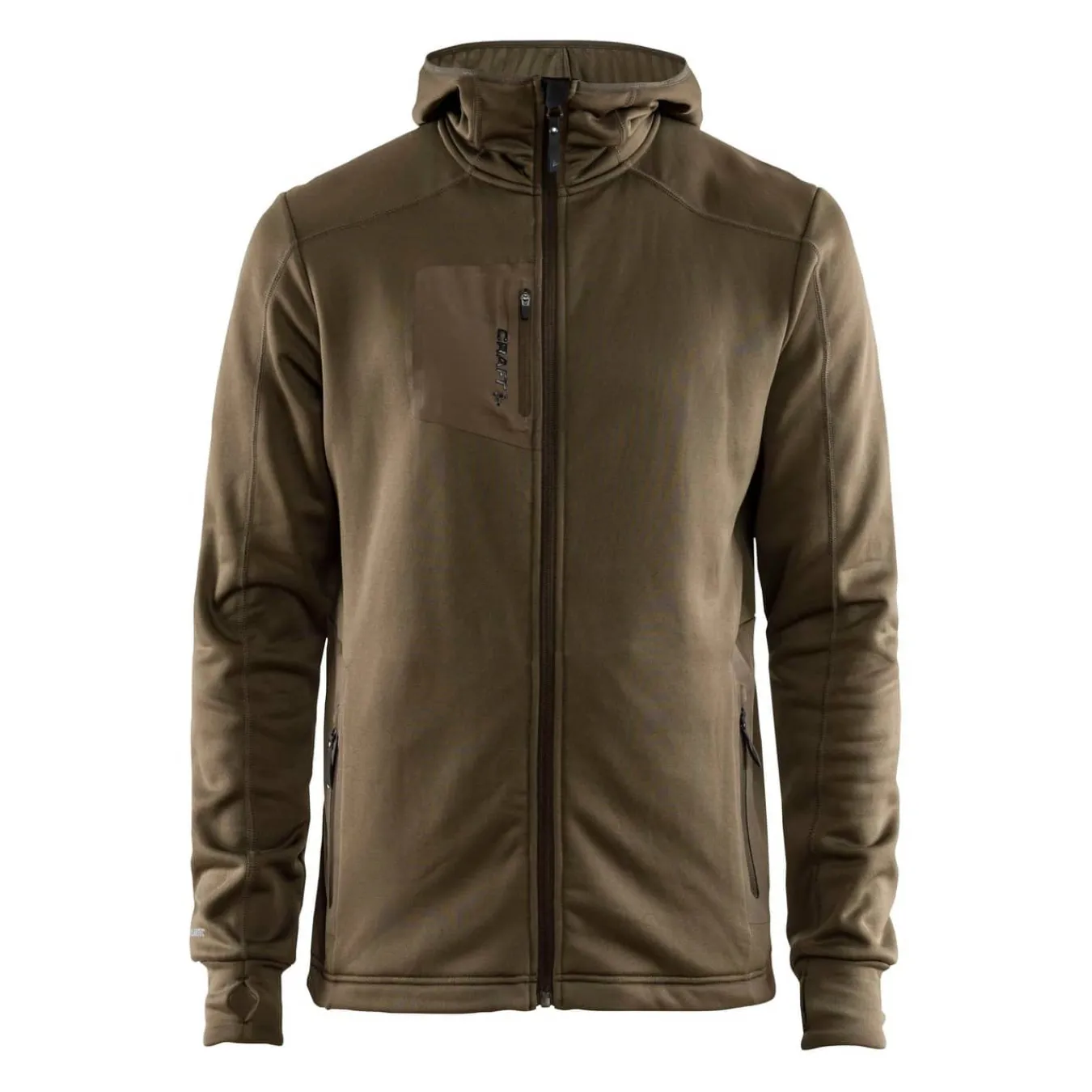Craft Sportswear Hoodies & Sweatshirts^Trict Polartec Hood M Dark Olive