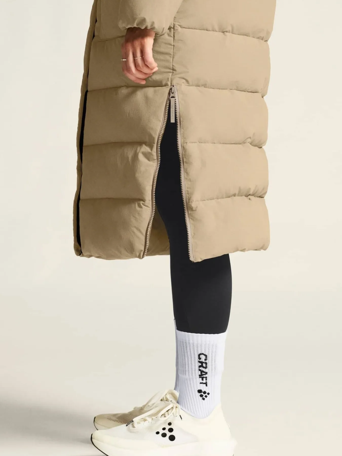 Craft Sportswear Jackor & Västar^Urban Long Padded Coat W Taupe