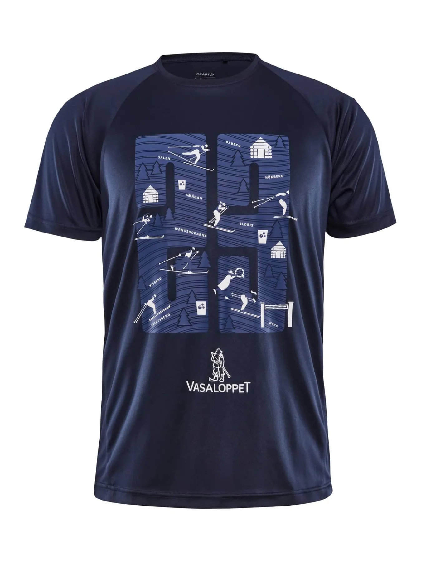 Craft Sportswear T-Shirts & Tröjor|Längdskidor^Vasaloppet Function Tee M Blaze