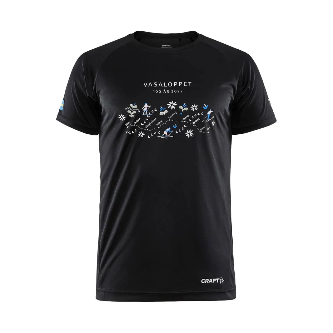 Craft Sportswear T-Shirts & Tröjor|Längdskidor^Vasaloppet Function Tee M Black