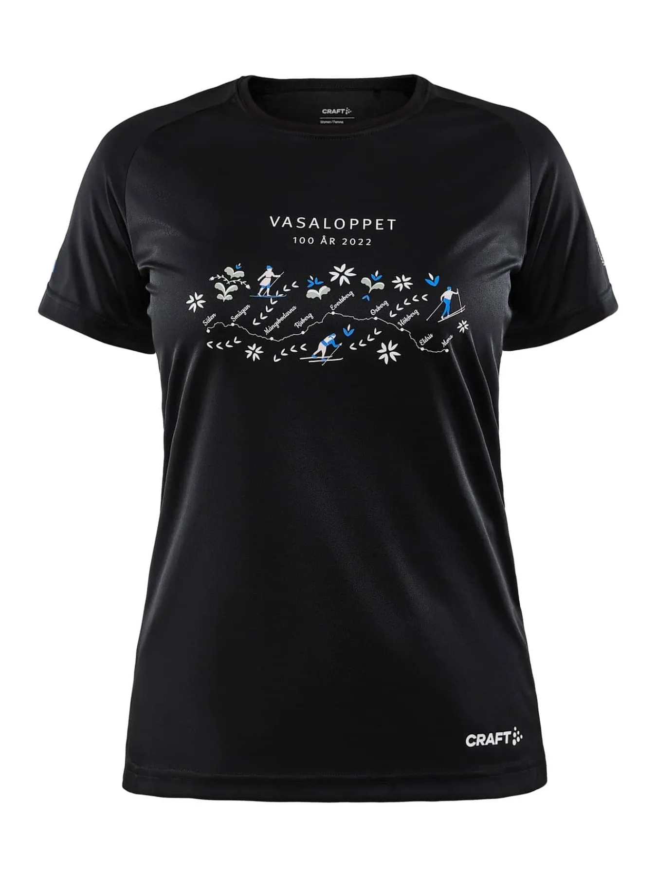 Craft Sportswear Längdskidor^Vasaloppet Function Tee W Black