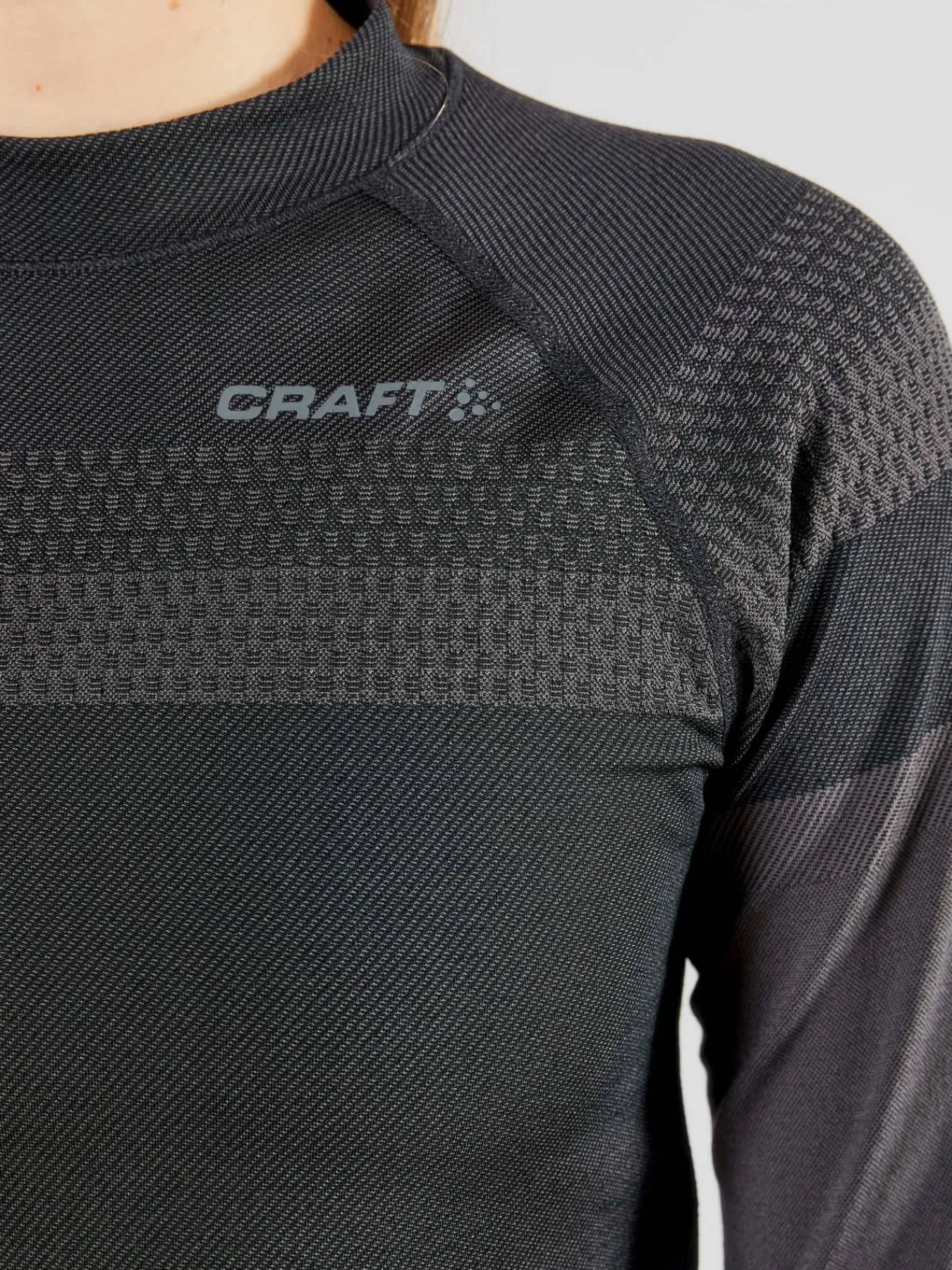 Craft Sportswear Underställ|Aktiva Underställ^Warm Intensity CN LS W Black/Titanium